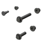 RF sada šroubů k mechanismu naklápění - U-profil